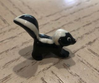 Vintage Hagen Renaker Baby Skunk Miniature Ceramic Figurine