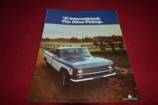 International Harvester Pickup Truck For 1975 Dealer Brochure Mfpa2 Ih