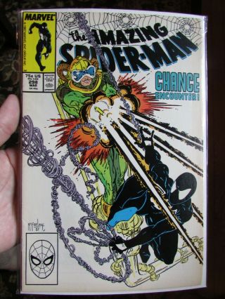 The Spider - Man 298 (mar 1988,  Marvel) First Todd Mcfarlane Venom Cameo