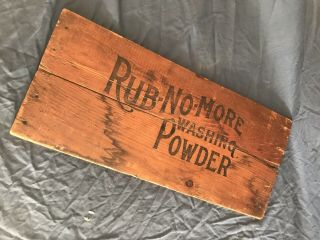 Rub - No - More Wood Box Side Panel