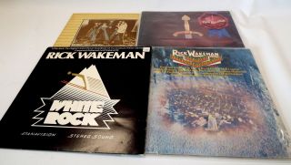 4 X Rick Wakeman (yes) Vinyl Lps Inc 