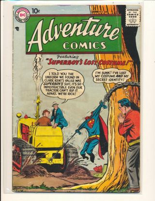 Adventure Comics 249 G/vg Cond.