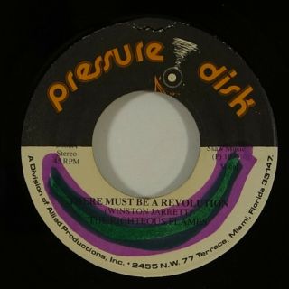 Righteous Flames " There Must Be A Revolution " Reggae 45 Pressure Disk Mp3