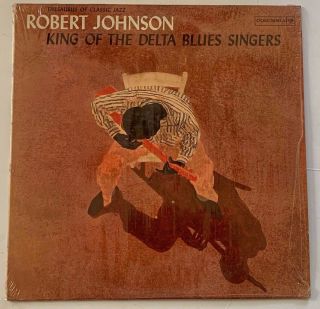 Robert Johnson Lp " King Of The Delta Blues Singers " Shrink Columbia Mono Nm