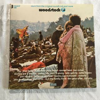 Woodstock Festival - 3 Vinyl Album Lp Record Set - Cotillion - Sd 3 - 500 - Lp