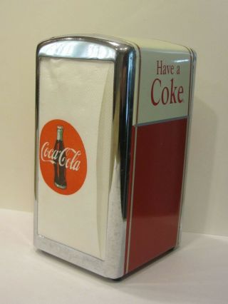 1992 Coca Cola Napkin Dispenser In