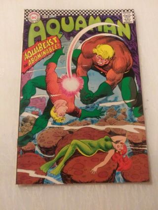 Aquaman 34 (dc 1967) Vf " Aquabeast The Abominable "