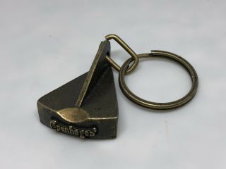 Vintage Copenhagen Bottle Opener Keychain Key Chain