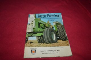 Oliver Tractor Better Farming For Autumn 1968 Dealer 