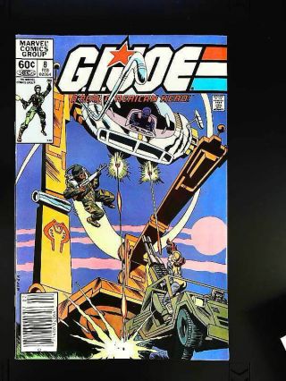 G.  I.  Joe: A Real American Hero (1982 Series) 8 In Vf, .  Marvel Comics [ 8p]
