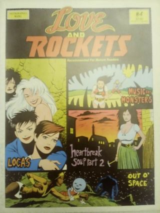 Love And Rockets 4 / Fall 1983 / Fantagraphics / Gilbert & Jaime Hernandez
