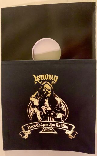 LEMMY (MOTORHEAD) - BORN TO LOSE LIVE TO WIN LIMITED WHITE VINYL LP w/ Poster 4