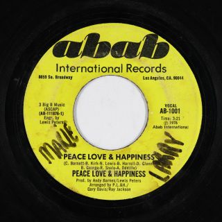 Sweet Soul 45 - Peace Love & Happiness - Peace Love & Happiness - Abab - Mp3