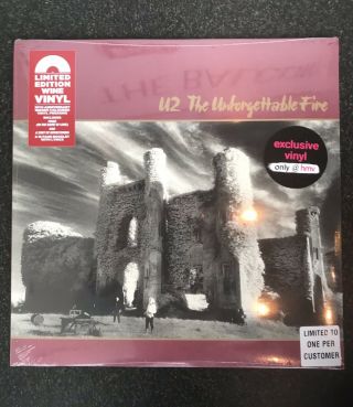 U2 The Unforgettable Fire Wine Red Vinyl Lp - Hmv Uk Excl 15th June -