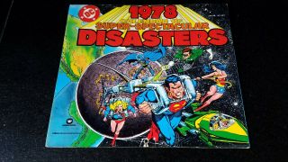 Dc Comics 1978 Calendar Of Spectacular Disasters Batman Wonder Woman Flash