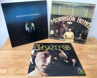 3 X The Doors Albums Vinyl Lp 1970 
