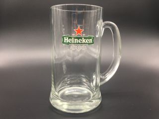 Heineken Lager Beer Glass Mug Commemorative Edition Large Thick 0.  5l 1 Pint