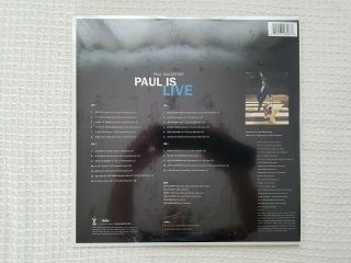 Paul McCartney Paul is Live 2 x 180g Coloured vinyl Blue & Peachy,  The Beatles 3