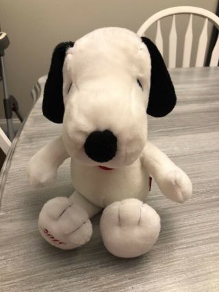 Snoopy Plush Stuffed Animal Schulz Peanuts 2015 White Collectors Edition