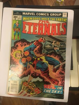 The Eternals 3 Vf (sep 1976 | Marvel) 1st Appearance Of Sersi