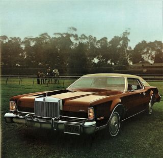 1974 Lincoln Continental & Mark Iv Deluxe Vintage Sales Brochure