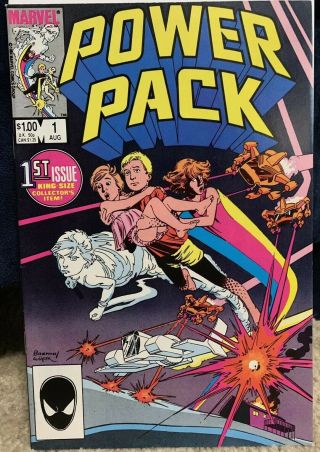 Power Pack 1 (1984 Marvel) Vfnm 9.  0/nm - 9.  2,  1st App & Origin,  Coming To Mcu?