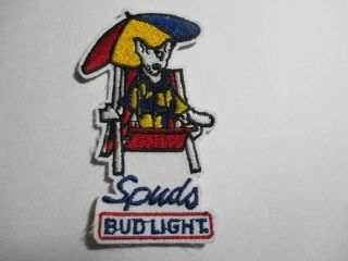 Spuds Mackenzie Patch,  Vintage,  Nos 1 1/2 X 3 Inches Bud Light