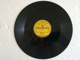 Johnny Cash 78 Rpm: Guess Things Happen That Way / Come In Stranger - Sun 295