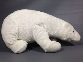 Kohls White Polar Bear Plush Stuffed Animal Eric Carle What do you hear Soft Toy 3