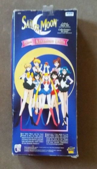 Vintage 1997 Sailor Moon Professor Tomoe w/Luna 11 