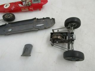 3 Vintage toys: Schuco Lotus Formula 1 1071,  Marx Tractor,  Kybri Excavator P/R 5
