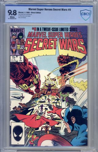 Marvel Heroes Secret Wars 9 Cbcs 9.  8 Zeck,  Beatty,  Captain America,  Thor