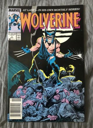 Wolverine 1 (1988) 1st Appearance Of Wolverine As Patch,  1st Regular Series