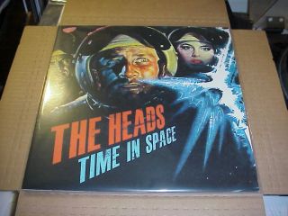 Lp: The Heads - Time In Space Unplayed 2xlp Orange & Black Splatter Vinyl