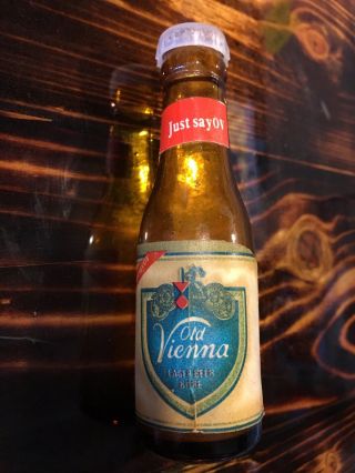 Old Vienna Mini Beer Bottle Salt Or Pepper Shaker