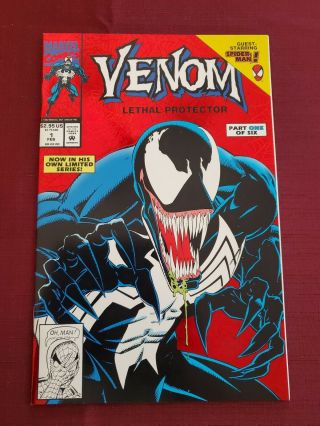 Venom Lethal Protector 1 Red Foil (1992) Vf/nm