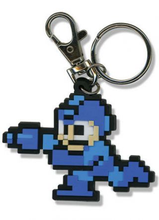 Key Chain - Megaman 10 - X Mega - Man Shooting Pvc Anime Licensed Ge5055