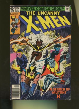 X - Men 126 Vg 3.  5 1 Book Marvel Mutant X 1st Full Appearance Wolverine