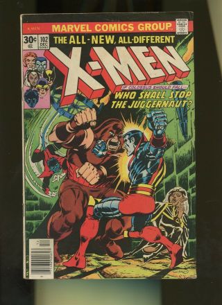 X - Men 102 Vg,  4.  5 1 Book Marvel Mutants Wolverine Sotrm Origin Juggernaut