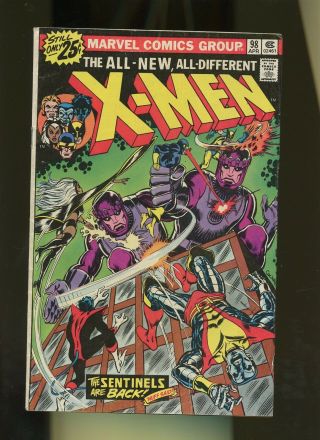 X - Men 98 Vg 3.  5 1 Book Marvel,  Mutants,  Sentinels Mk Iii 1st Full Appearance