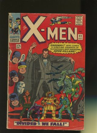 X - Men 22 Gd,  2.  5 1 Book Marvel Mutants Wolverine Zelda 1966 Unicorn