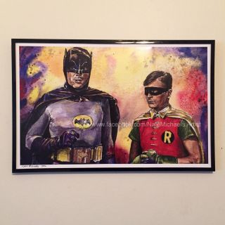 Batman & Robin - Fine Art Print / Poster