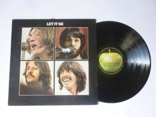 The Beatles Let It Be Apple 1976 Uk Classic Rock/beat Vinyl Lp Audio