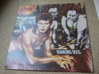David Bowie Diamond Dogs Lp Uk 1st Press Oly A1/b1 - Stunning Audio [ex,  /ex]