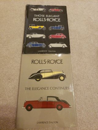 Rolls Royce Books Lawrence Dalton The Elegance Continues 1971 (1st) Those Elegant