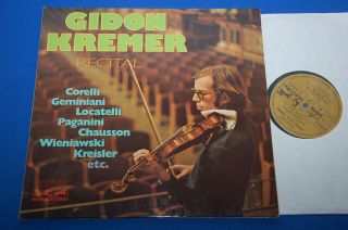 Gidon Kremer Violin Recital Kreisler Paganini Wieniawski Eurodisc Stereo 2lp Nm
