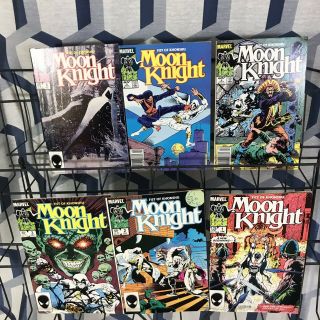(1985) Moon Knight Fist Of Khonshu 1 2 3 4 5 6 Complete Set 1 - 6 Marvel