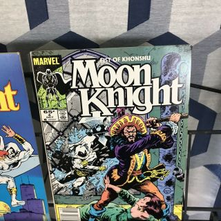 (1985) MOON KNIGHT FIST OF KHONSHU 1 2 3 4 5 6 Complete Set 1 - 6 Marvel 2