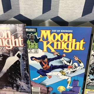 (1985) MOON KNIGHT FIST OF KHONSHU 1 2 3 4 5 6 Complete Set 1 - 6 Marvel 3