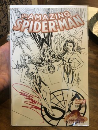 The Spiderman 1 J Scott Campbell Variant Signed Rare
